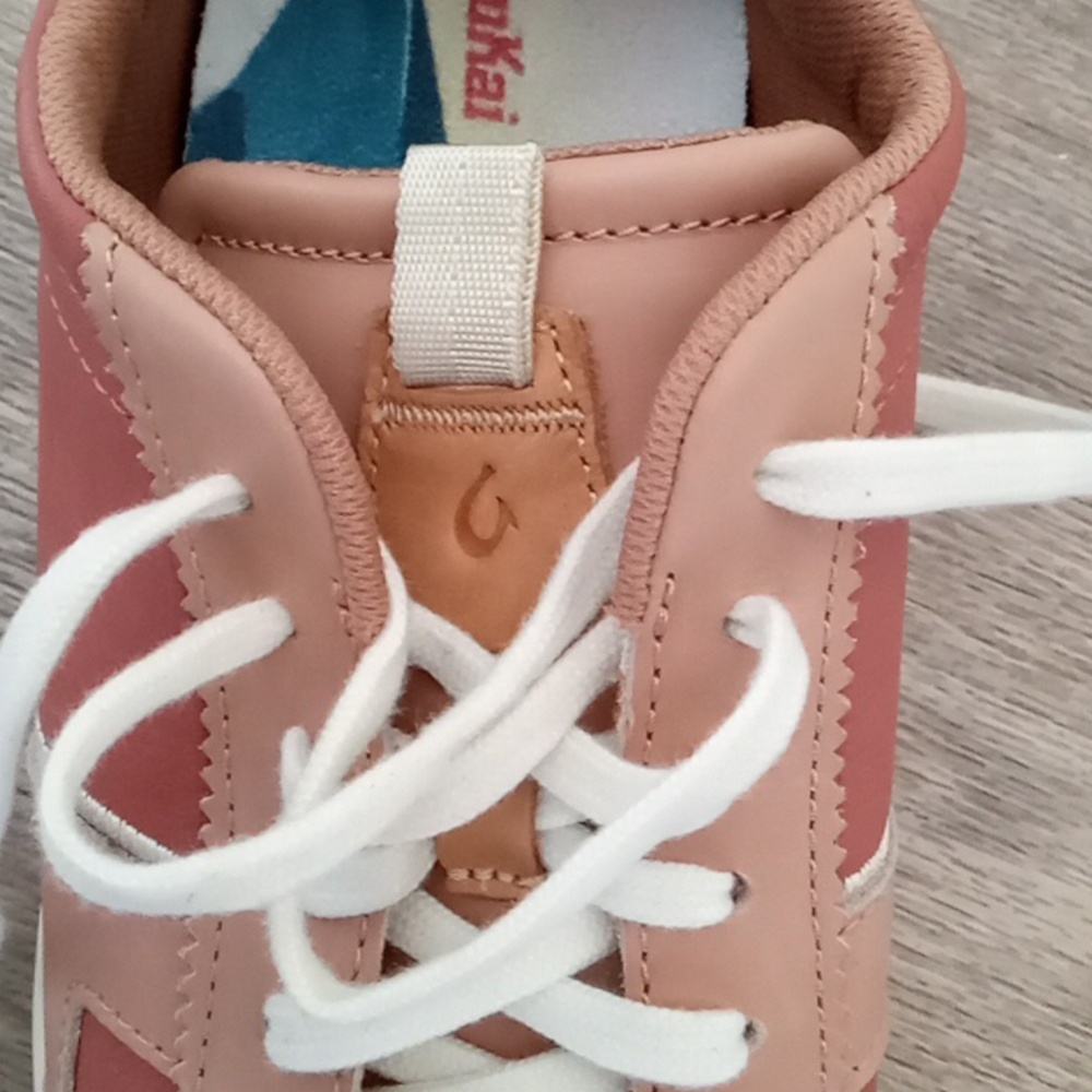 OluKai Kaulele Cedarwood Leather Sneaker - Picture 10 of 12